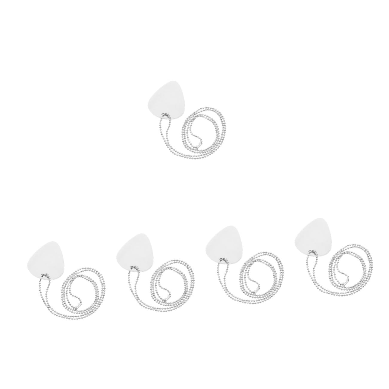 TOYANDONA 5piezas Guitar Pick Pendant Necklace Para Amantes Música Creativo Para Músicos y Jugadores De Guitarra