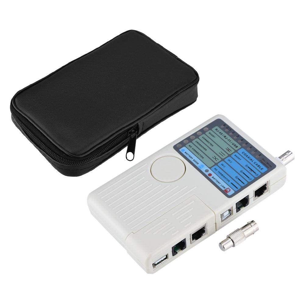 See full amazon price history chart for Scalebee 4 in 1 Network Cable Tester USB Tester Meter Remote RJ11 RJ45 USB BNC for UTP STP Cables Tracker, Current Voltage Capacity Testing Scalebee 4 in 1 Network Cable Tester USB Tester Meter Remote RJ11 RJ45 USB BNC for UTP STP Cables Tracker, Current Voltage Capacity Testing (B0C6FJHFMD) Amazon Price History, Amazon Price Tracker