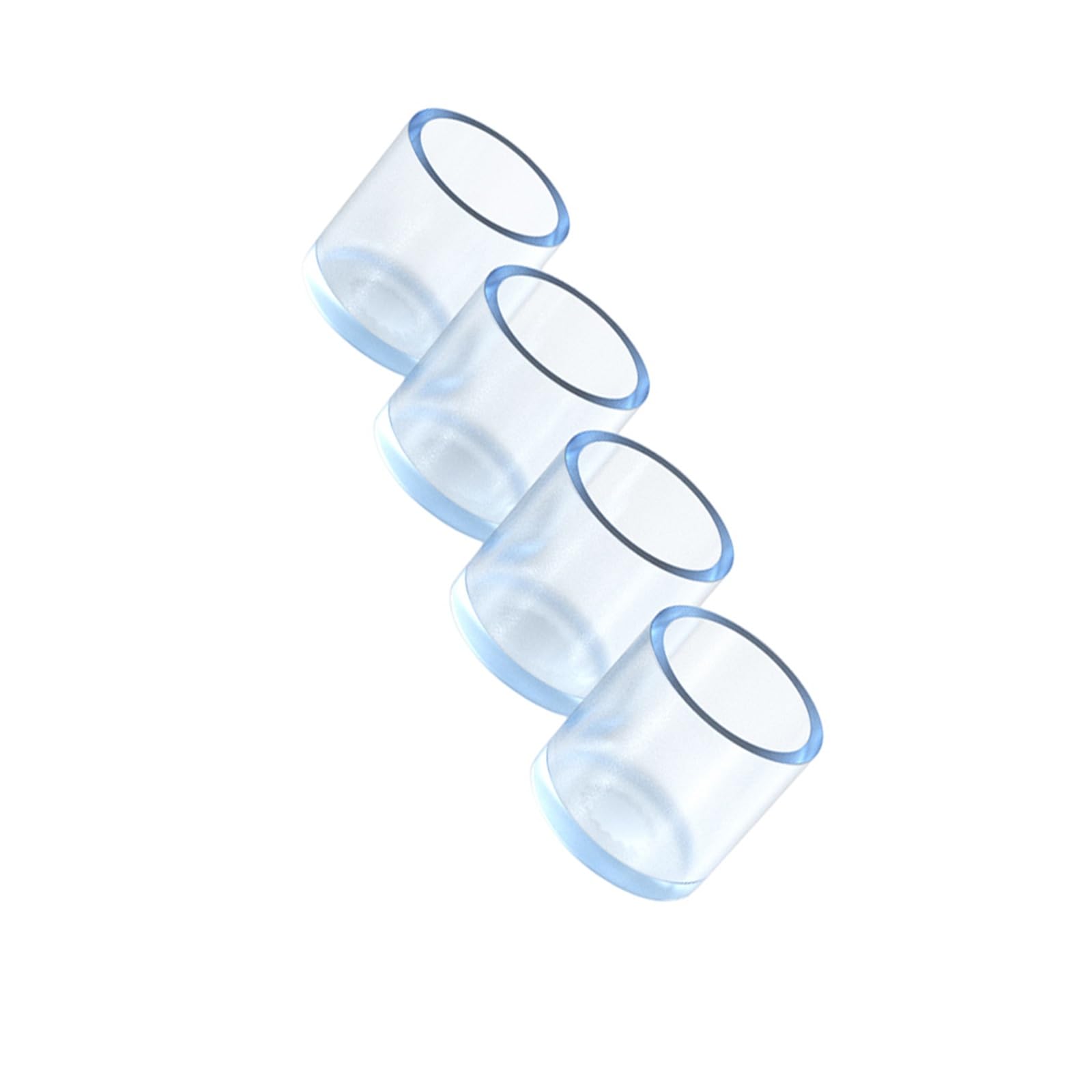 ZMTGLTG Chair Leg Floor Protectors, 4 Pieces Silicone Chair Leg Covers for Chair and Table Legs Furniture Feet Protectors(Round,40MM)