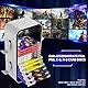 Ruiqas Game Disc Box Hochwertige Qualität Langlebig Aufbewahrungsregal,Universaler 18 Spiele Disc-Halter Lagerung Regal für PS5 PS4 Xbox NS Spiele