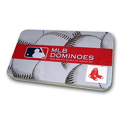 Set de Dominó Boston Red Sox en Lata Metálica