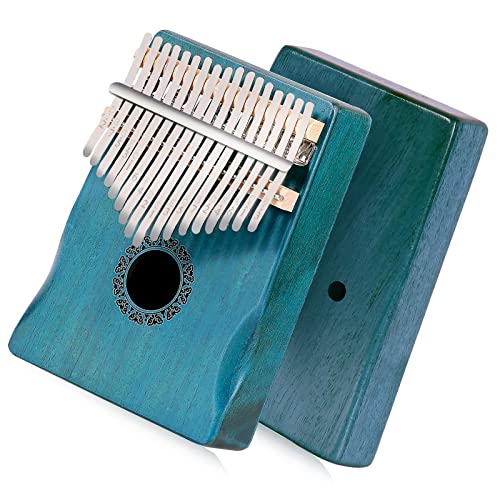 カリンバ 17キー 親指ピアノ 17keys kalimba かりんば 初心者セット 楽器 B調 マホガニーキーカリンバ ピアノ カリンバ 17 keys