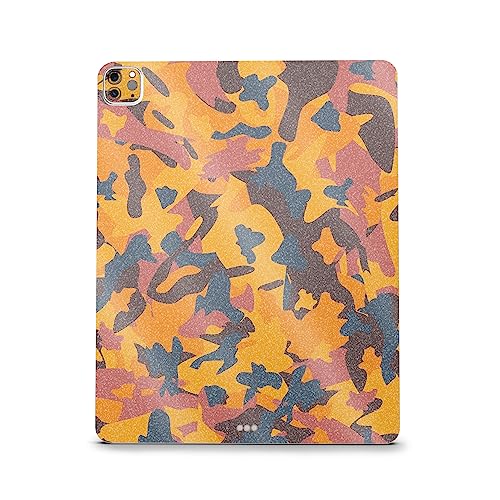 Image of MightySkins Carbon Fiber Skin Compatible with Apple iPad Pro 12.9 inch M2 6th Gen (2022) Full Wrap Kit - Autumn Camouflage | Protective, Durable Textured Carbon Fiber Finish | Made in The USA
