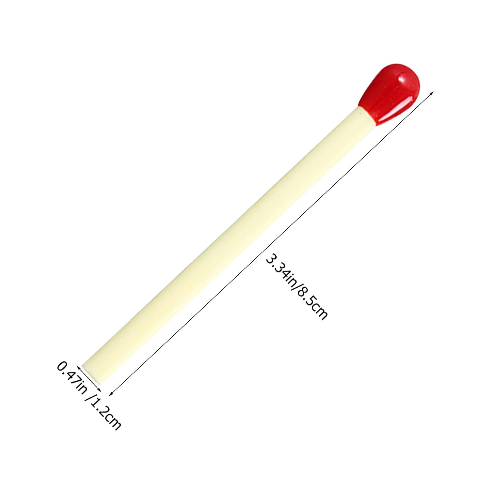 jojofuny 200 Teiliges Kugelschreiber mit Ergonomischem Design Matchförmige Tragbare Schreibstifte für Glattes Schreiben Dekorative und Praktische Lernstifte