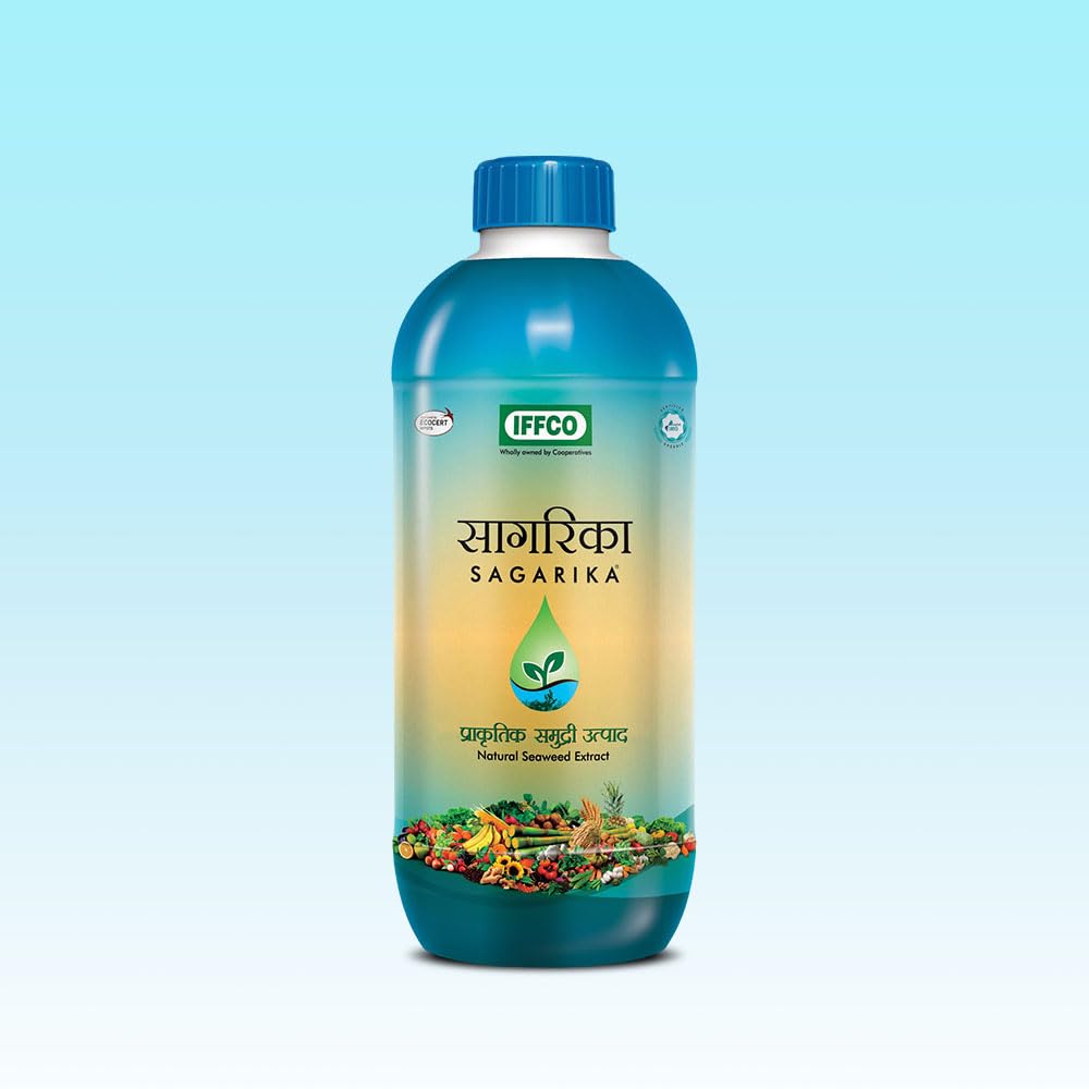 IFFCO - Sagarika 500ml - Seaweed-Based, Bio-Stimulant Liquid Fertiliser for Organic Farming