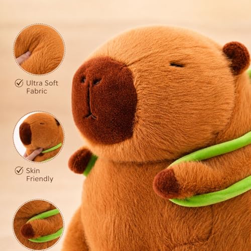 Image of Capybara 45cm | Ultra Soft Plush Stuffed Toy | Cute Hugging Pillow | Gift for Kids Boys Girls