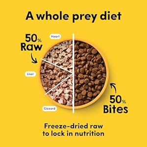   RawMix50-Freeze-Dried-Raw-Cage-Free-Chicken-Recipe-Dog-Food-Protein-Rich-includes-Kibble-Non-GMO-No-Wheat-or-Corn-12-oz