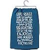 Primitives by kathy lake rules kitchen dish towel 28 x 28 inch cotton  urban country home decor