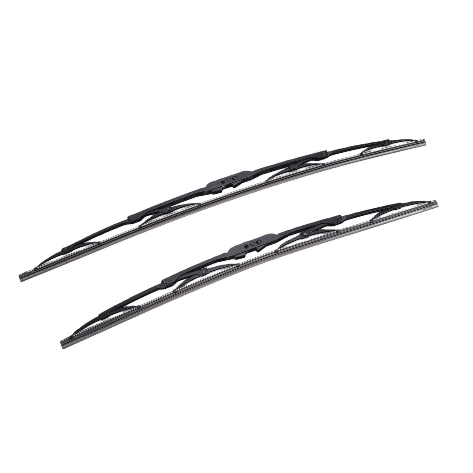 Ejoyous Spazzole Tergicristallo, Set di Spazzole Tergicristallo in Metallo e Gomma 21 Pollici 24 Pollici, 180 Gradi Pulizia Interfaccia Universale Tipo U Sostituzione per Auto 12V 24V