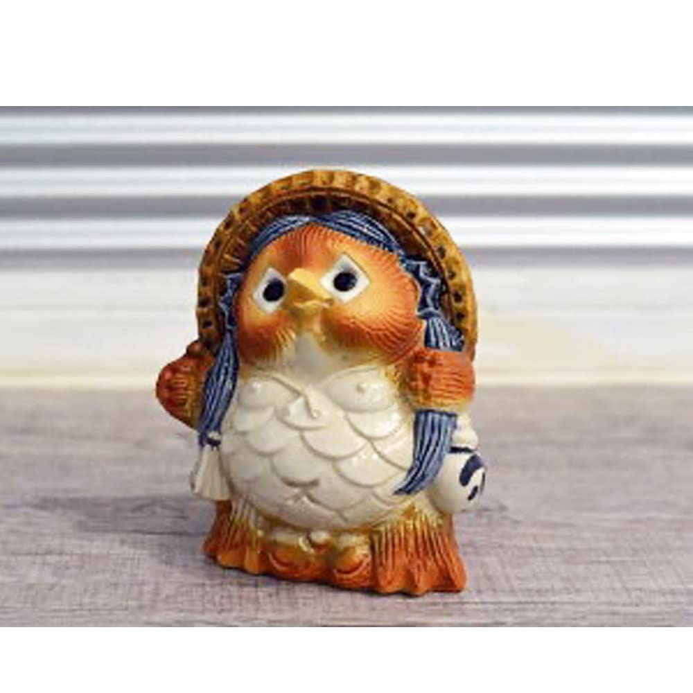 Amazon.co.jp: 信楽焼 5号アマビエ狸（火色）産地直送 疫病退散 祈り