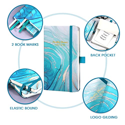 2023-2026 Pocket Planner/Calendar - Jul 2023 - Jun 2026, 3 Year Monthly Planner 2023-2026, 6.3" × 3.8" Calendar Planner, 61 Note Page, 2 Bookmarks, Pen Loop, Inner Pocket, Perfect Organizer For Purse #TOP2