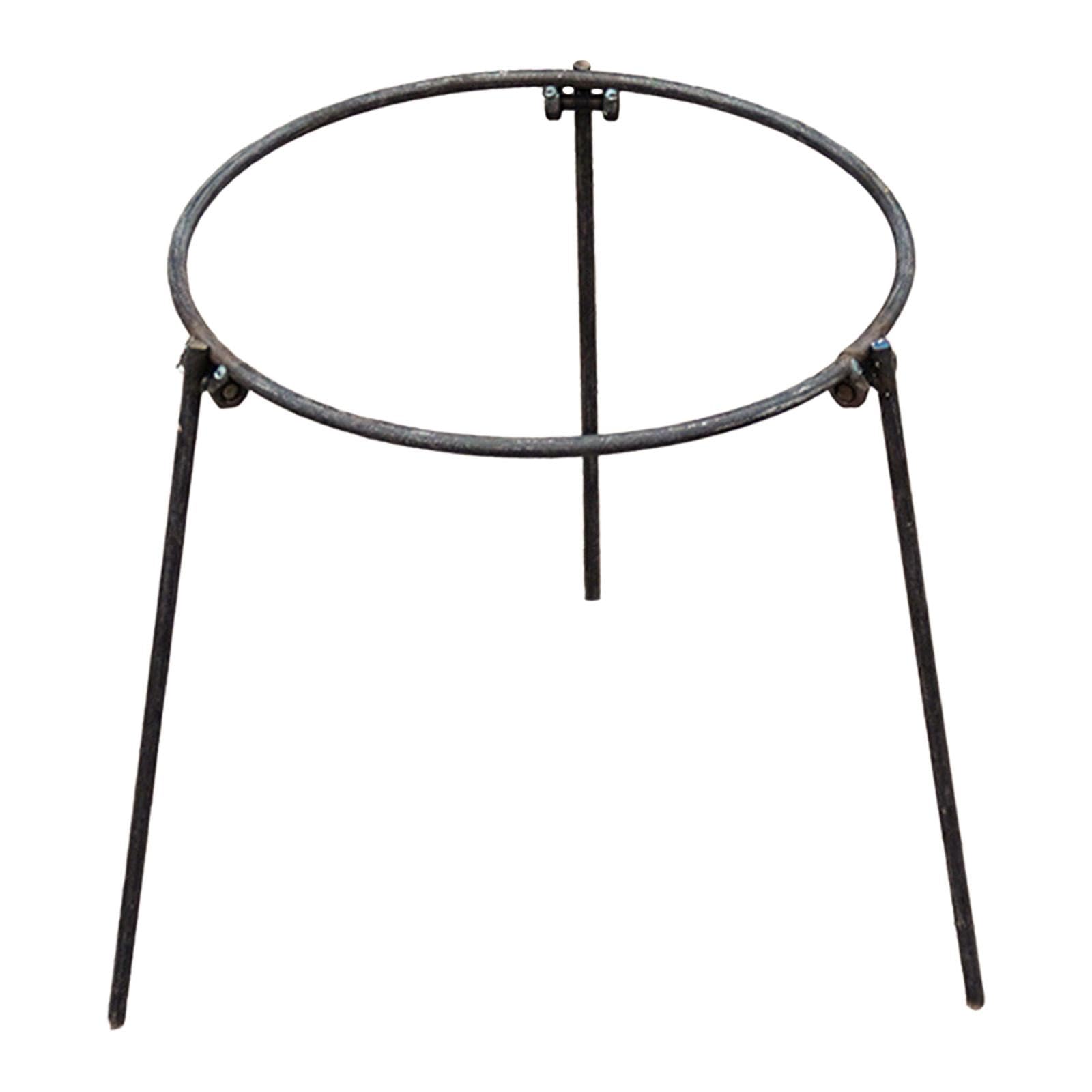Ysyqkn Multicolor Campfire Tripod, Portable Folding Camping Grill Stand, Pot Holder, For Bbq And Camping, Multi, 34Cm Single Ring