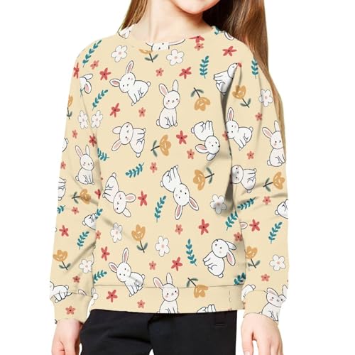 Crewneck Sweatshirt Kids Long Sleeve Pullover Hoodie Casual Loose Fits Fall Clothes4