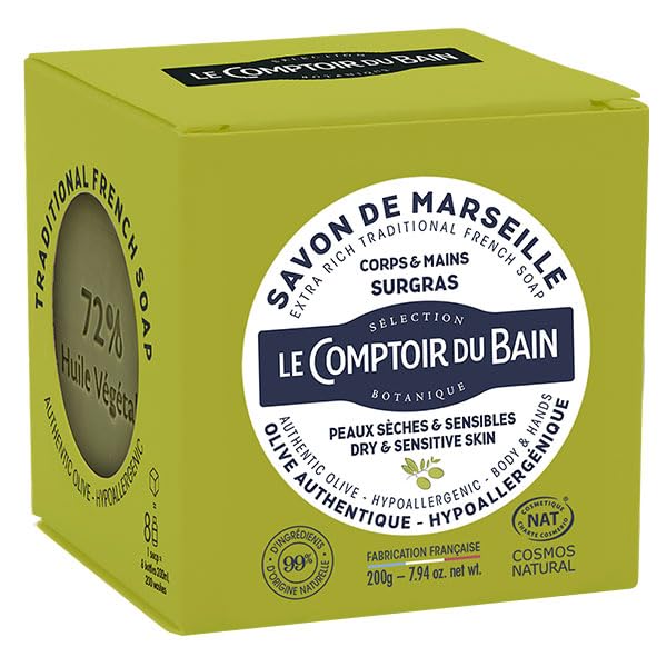 Le Comptoir du Bain Marseille Cube Soap L'Authentique 200g