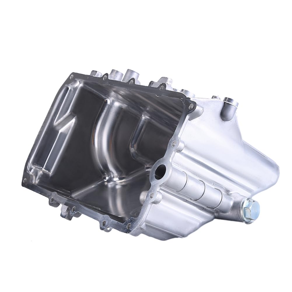 Vaschetta olio motore 1320100013 compatibile con Smart Fortwo Cabrio Coupe 451 1,0 l, alloggiamento ingranaggio, vaschetta olio, serbatoio in alluminio pressofuso