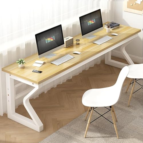 HKMIBA ゲーミングデスク PCデスク パソコンデスク 高さ75cm 天板の厚さ2.5cm 幅60cm 仕事用 頑丈フレーム 防水・耐傷性 安定性と耐荷重性 変形なし 耐高温性 家庭用 木製 ゲーミングデスク 勉強机 学習机 仕事用 在宅勤務 組立簡単