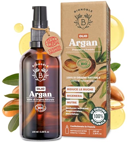 BIONOBLE Olio di Argan Puro Biologico 100% -...