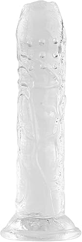 Consolador realista de 6.9 pulgadas para principiantes, consoladores ultrasuaves para jugar con manos libres y estimulación de punto G con ventosa