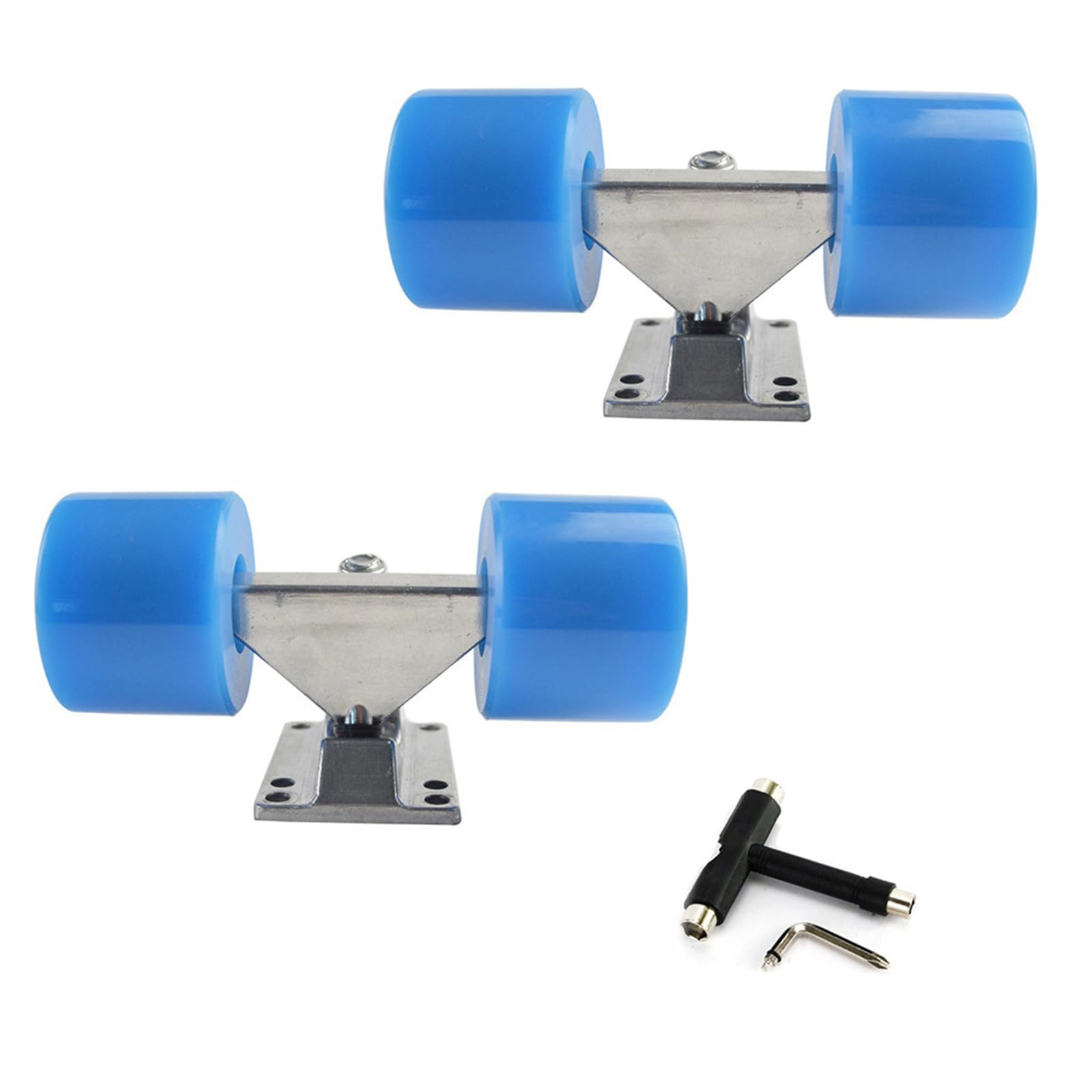 Alluminio Skateboards Camion E PU Ruota Sostituzione Skateboard Staffa Hardware Ponte Base Durevole Indoor Outdoor Pattinaggio