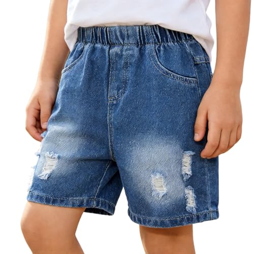 Pantalones cortos cargo de mezclilla ligeros que evitan el calor en niños