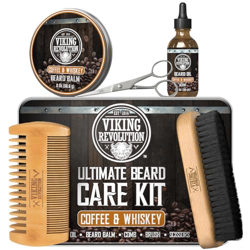 Viking Revolution - Ultimate Beard Kit Coffee and Whiskey -