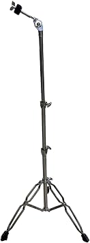 STRAIGHT CYMBAL STAND 5 Heavy Duty Chrome Double Braced Percussion Tripod NEW