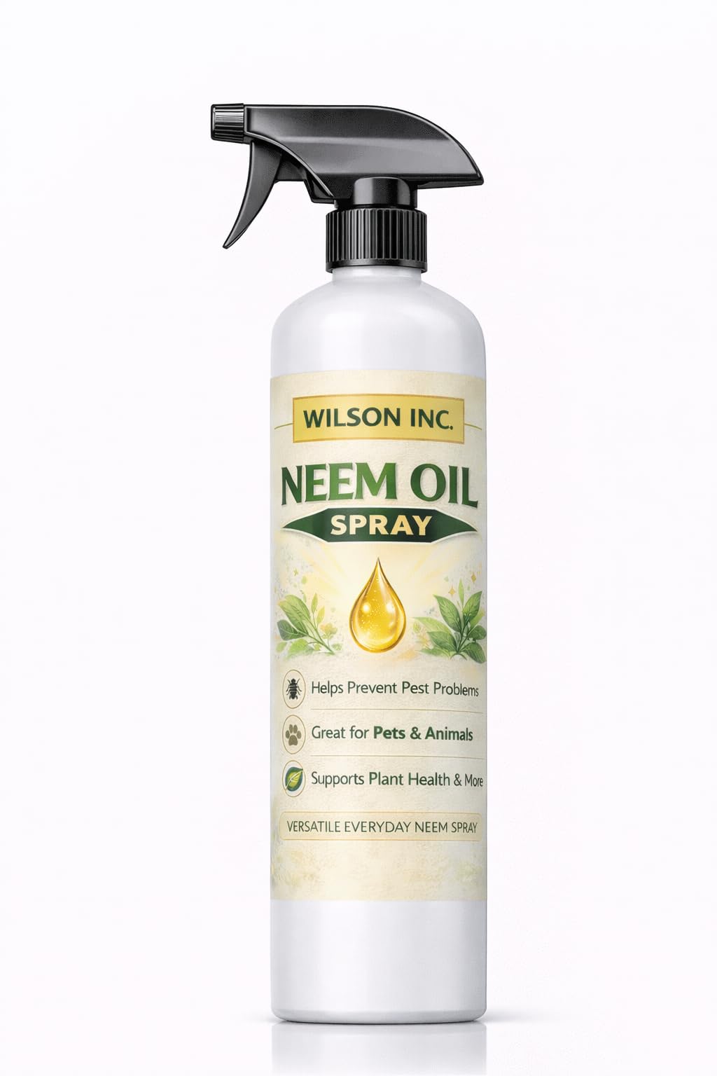 Neem Oil Spray – Ready to Use Natural Neem Oil – Broad-Spectrum Insect Deterrent for Home & Garden Use (250ml)