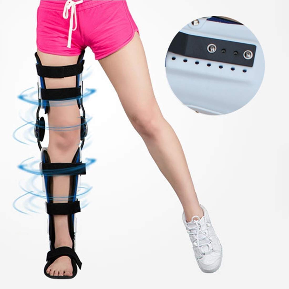 rodillera artritis mujer menisco y ligam Ajustable bisagrama de la rodilla de la rodilla de la rodilla de los tirantes del estabilizador de piernas ortopédicas for ACL, Ligamento, lesiones deportivas.