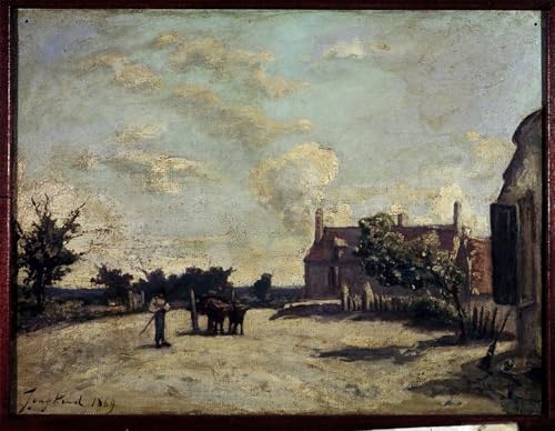 Peinture de Jean Barthold Jongkind grand format pour habiller un mur
