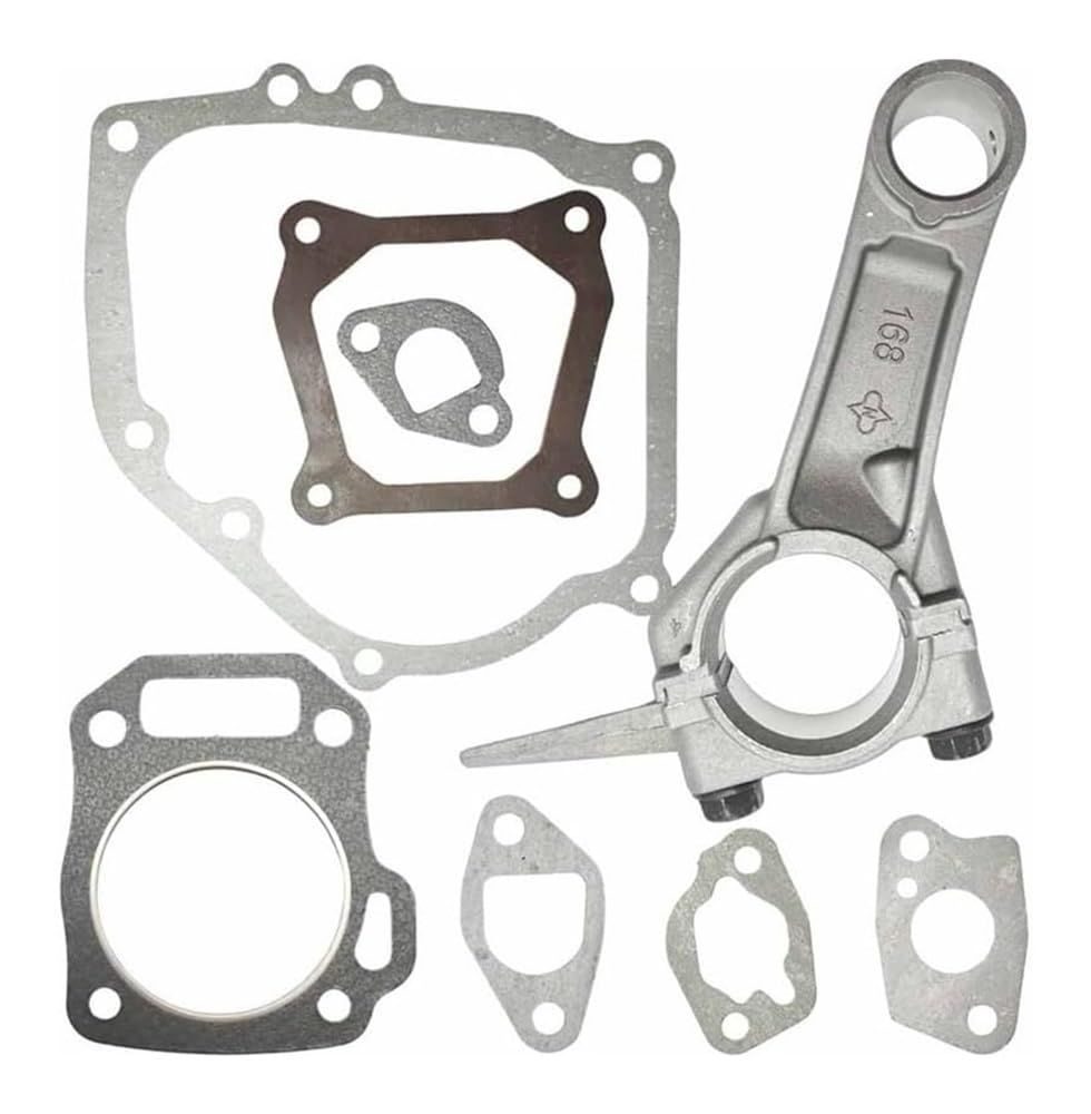 Compatible con Juego Completo de Juntas de biela GX160 de 68 mm, componentes de Repuesto for cortacésped de Motor GX 160 de 6,5 H-P
