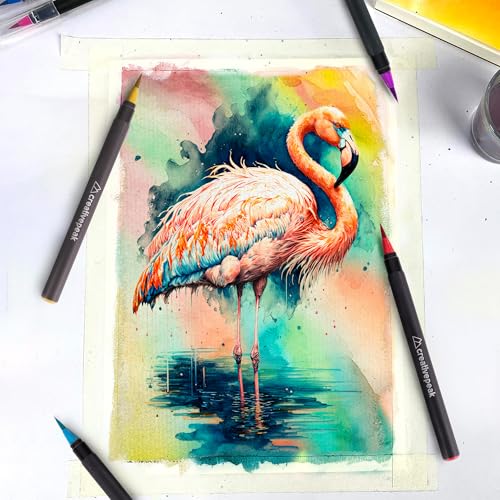 Creativepeak CP-BPEN-24BLD2 Watercolor Brush Pens thumb #3