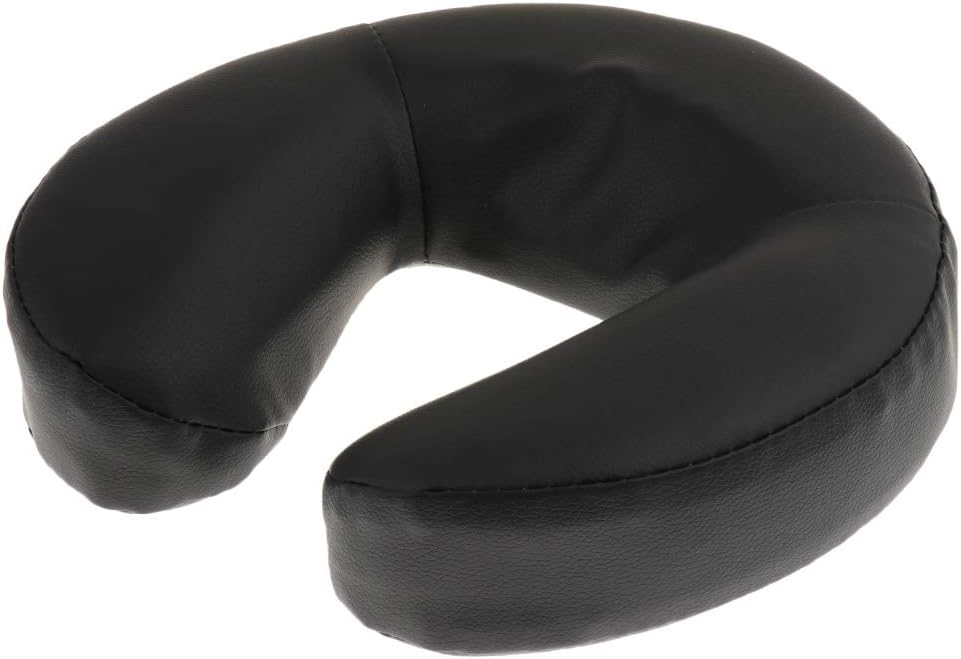 Abbraccia 2 Pieces Foam Massage Table Face Cradle Pad with Ultra-Soft PU Leather Cover - Head Rest Cushion Pillow Positions Head and Neck : Beauty & Personal Care