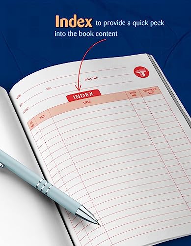 Image of TARGET PUBLICATIONS Small One Side Ruled & One Side Blank /Unruled Notebooks | 172 Pages | 18 cm x 24 cm Approx | Soft Brown Cover | GSM 57 | Pack of 4
