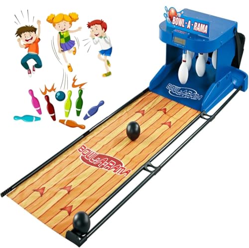 XUXIAO Elektronisches Bowling-Set mit automatischer Rücksetzung