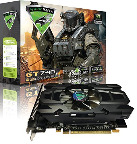 ViewMax GeForce GT 740 4GB GDDR3 128 Bit PCI Express (PCIe) DVI Video Card HDMI & HDCP Support *** CYBERWOLF Legendary Edition ***