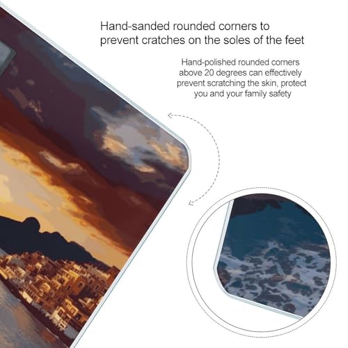 Báscula Digital de Baño Seaside Sunset con Pantalla Grande miniatura 4