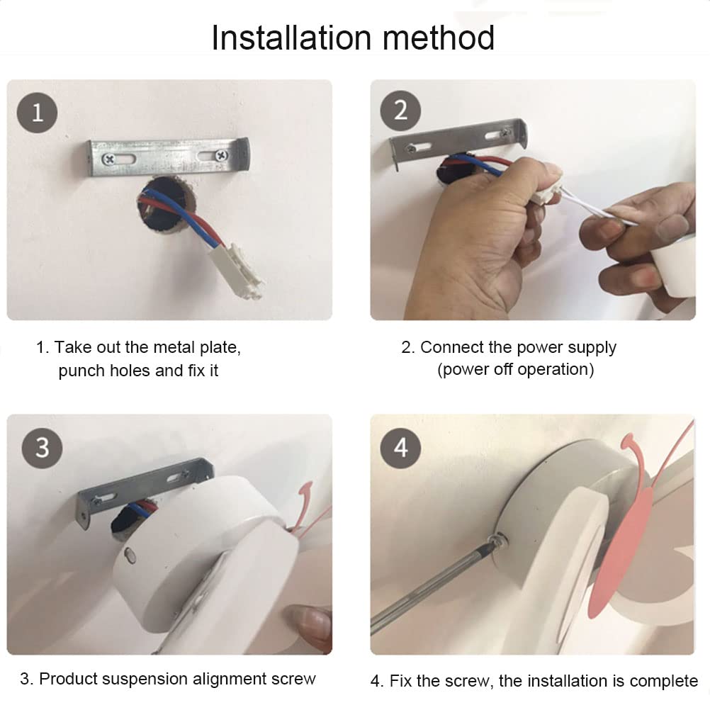 Lámpara de pared para habitación infantil Lámpara de pared de mariposa regulable con control remoto Lámpara de noche de dibujos animados Iluminación de pared decorativa moderna Lámpara para niños de