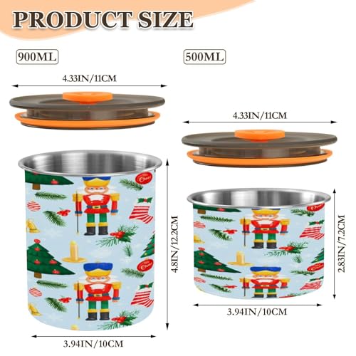 Frasco hermético Staytop para cocina 17oz acero inoxidable miniatura 2