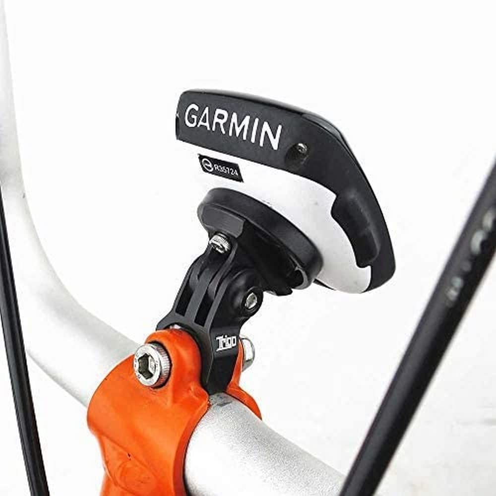 Support Brompton Garmin et GoPro noir pour guidon de vélo pliable