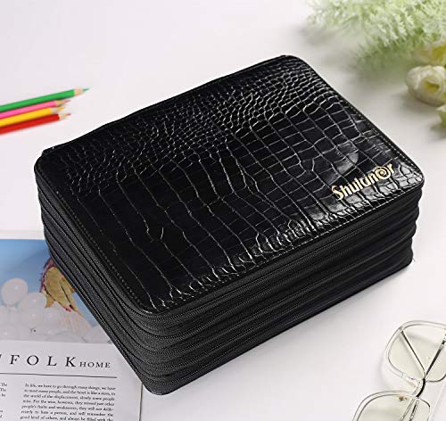 Shulaner SL-PEN-CASE-250 Slots Colored Pencil Case Organizer thumb #6