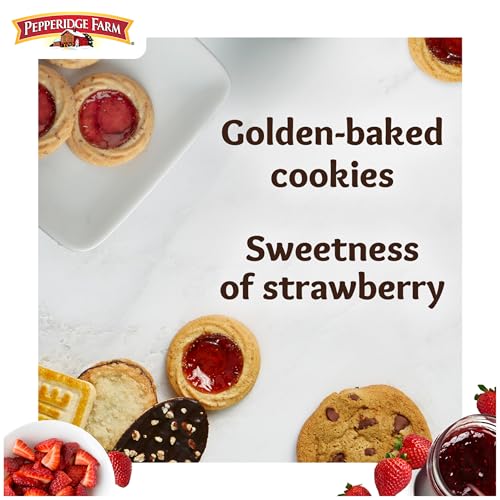 Image of Pepperidge Farm Verona Strawberry Thumbprint Cookies, 6.75 Oz (2 Pack)