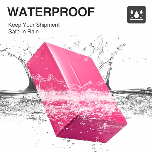 Image of UCGOU Poly Mailers 12x15.5 Inch Hot Pink 100 Pack Medium Shipping Bags #5 Strong Thick Mailing Envelopes Self Sealing Adhesive Waterproof and Tear Proof Boutique Packaging Postal for Clothing