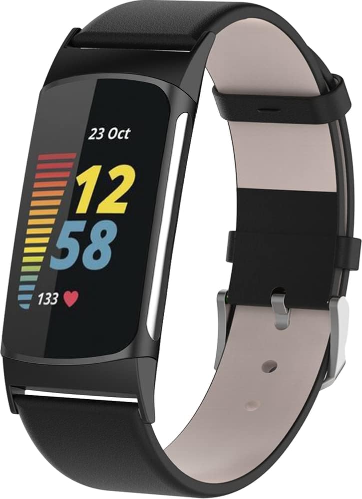 Metalen horlogebanden compatibel met Fitbit Luxe, roestvrijstalen metalen vervangende band Armbandbandjes Polsbandjes voor Fitbit Luxe Special Edition Fitness- en wellness-tracker (Zilver