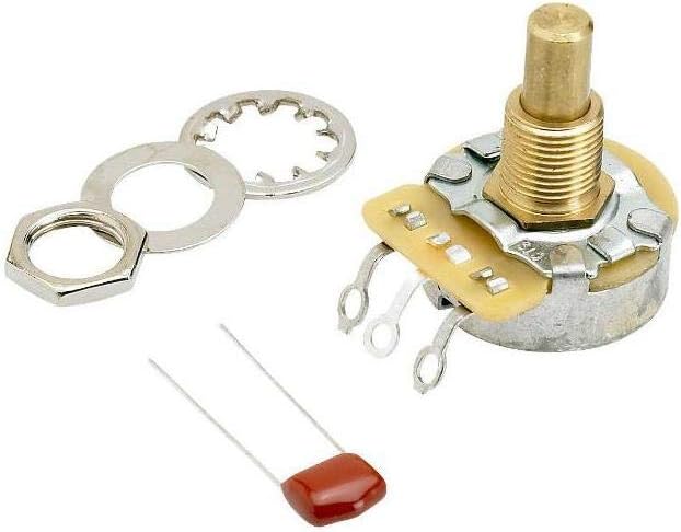Fender 500K Solid Shaft Volume/Tone Pot for Set-Screw Knobs