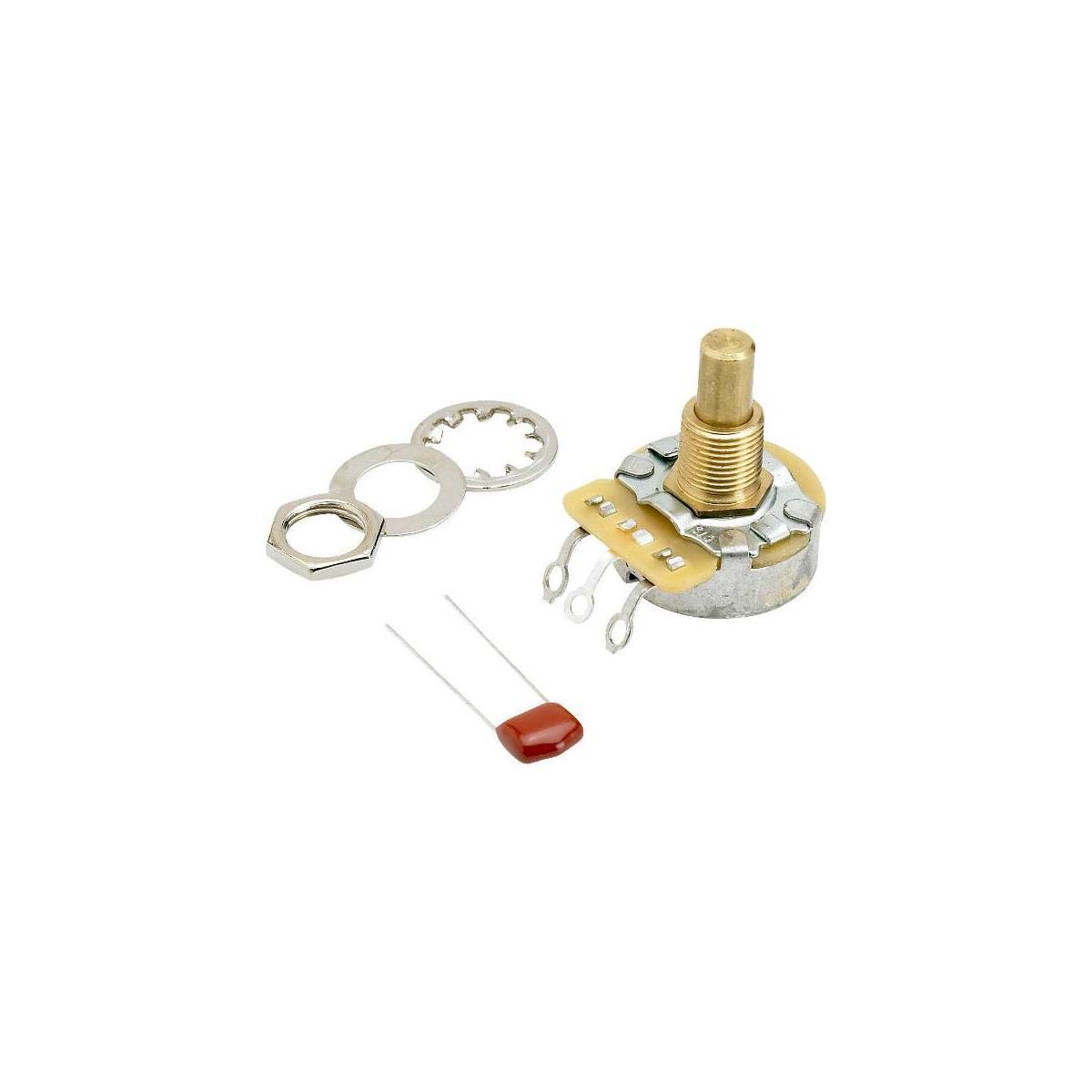 Fender 500K Solid Shaft Volume/Tone Pot for Set-Screw Knobs