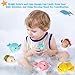 Bath Toys, 6 Pack Baby Bath Toys for Toddlers 1-3, Floating Wind-up Toys Swimming Pool Games Water Play Set Xmas Gift for Bathtub Shower Infant Toddlers Kids Boys Girls Ages 4-8 Years Old