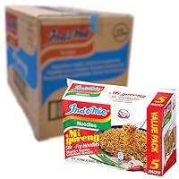 Indomie Mi Goreng Fried Instant Noodles, 80 g (Pack of 40)