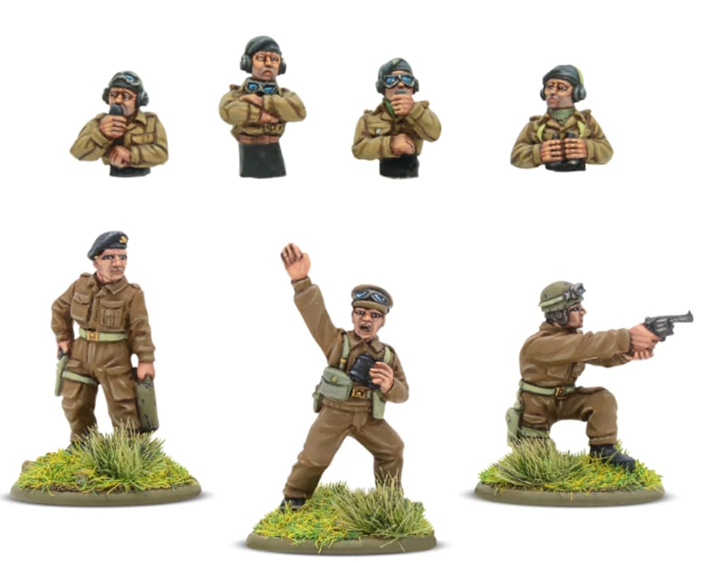 Warlord Games Bundeswehr Panzer Set - 1:56 WWII Panzer Für Tabletop Spiele