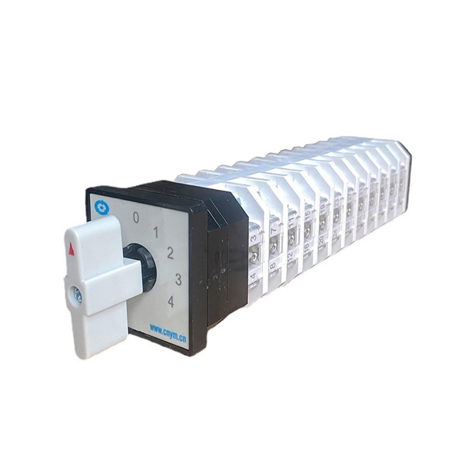 VSPPJYFG 0-4 Positions LW12-16/12 Cam Switch Changeover Rotary Selector 12 Poles Knots 48 Terminals 16A Power Control