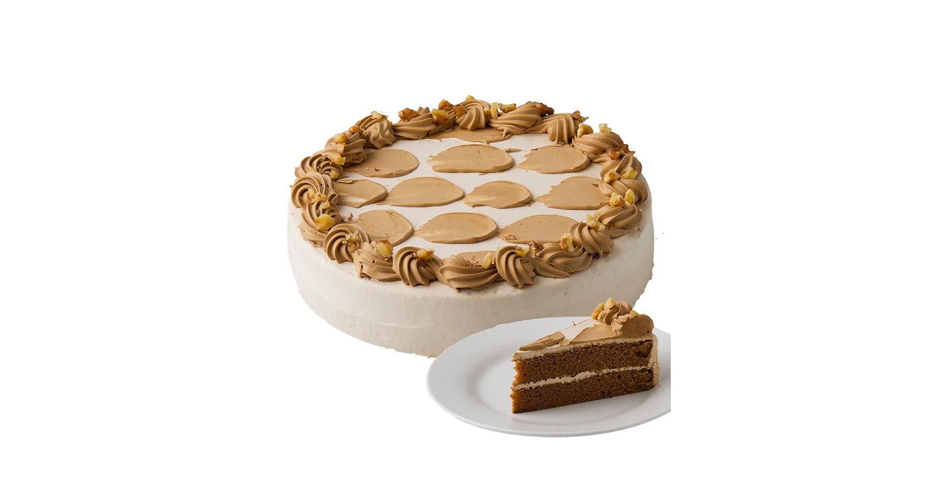Amazon.co.jp: くるみ＆モカ コーヒーケーキ 7号 21.0cm ホール